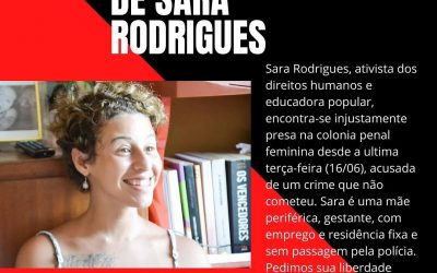 #AlertaAtivista: Atualizações sobre o caso Sara Rodrigues