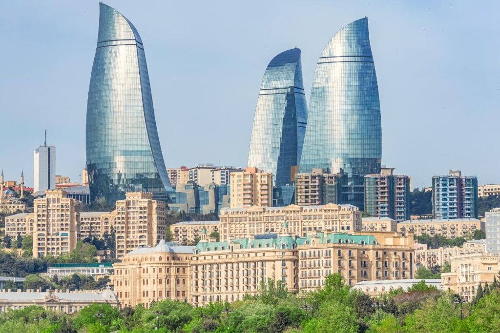 Baku, a capital do Arzebaijão