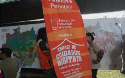 Tenda de Cuidados Digitais fortalece a segurança de lideranças e ativistas no Acampamento Terra Livre
